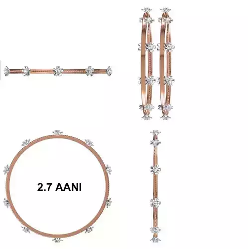 Bangle Bracelet STL JCD Details