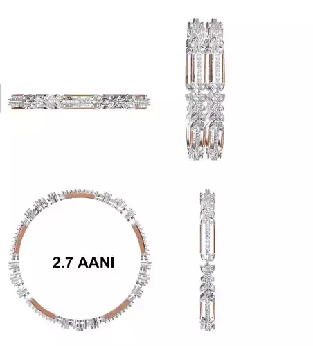 Bangle Bracelet STL JCD Details
