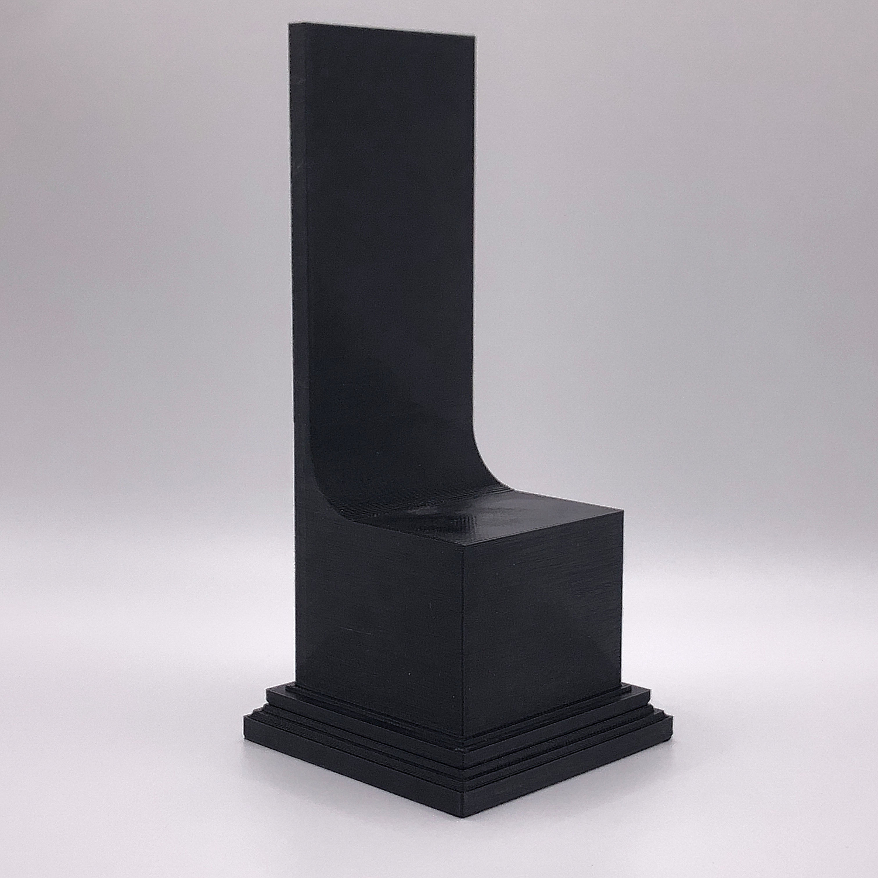 Display plinths with backdrop 3D print model_11