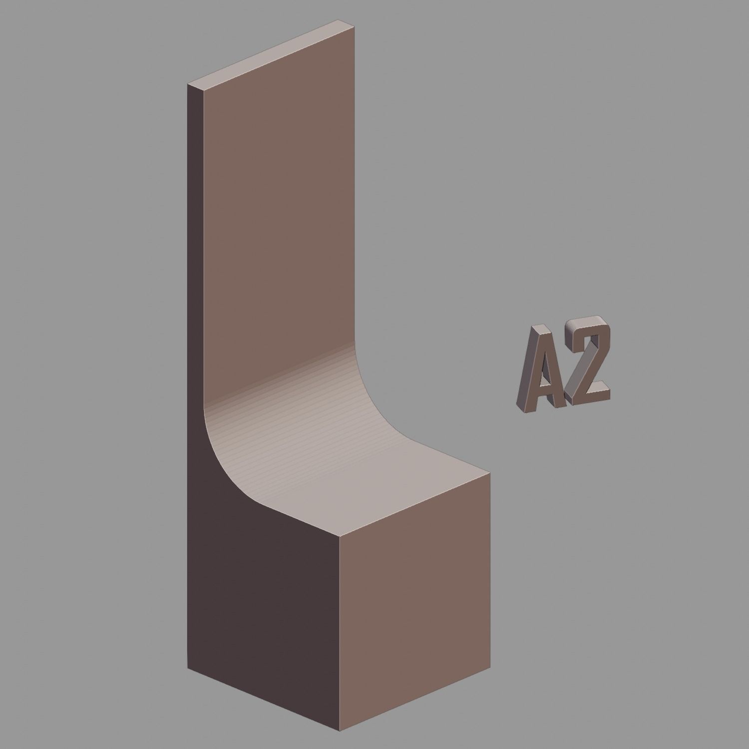 Display plinths with backdrop 3D print model_3