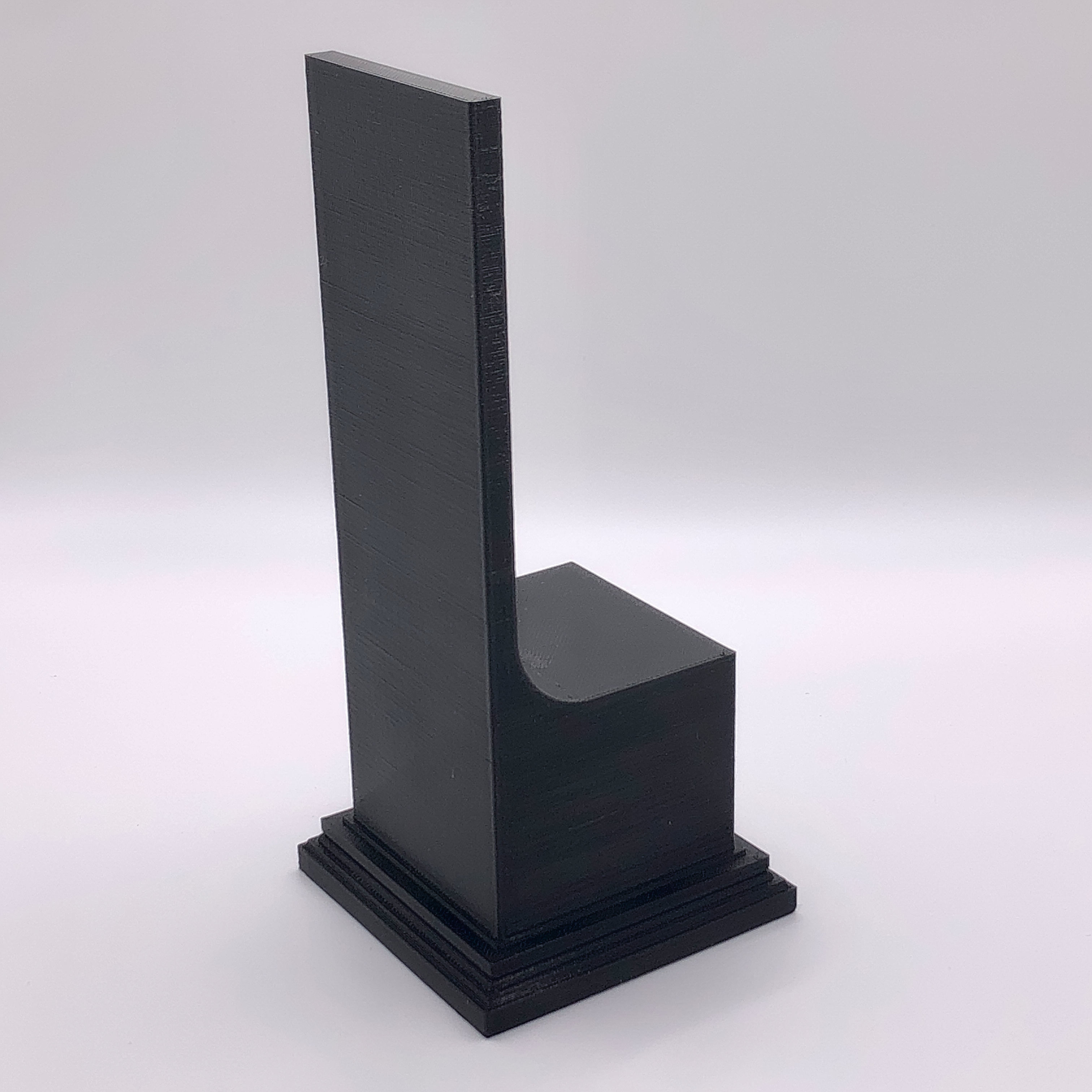 Display plinths with backdrop 3D print model_8