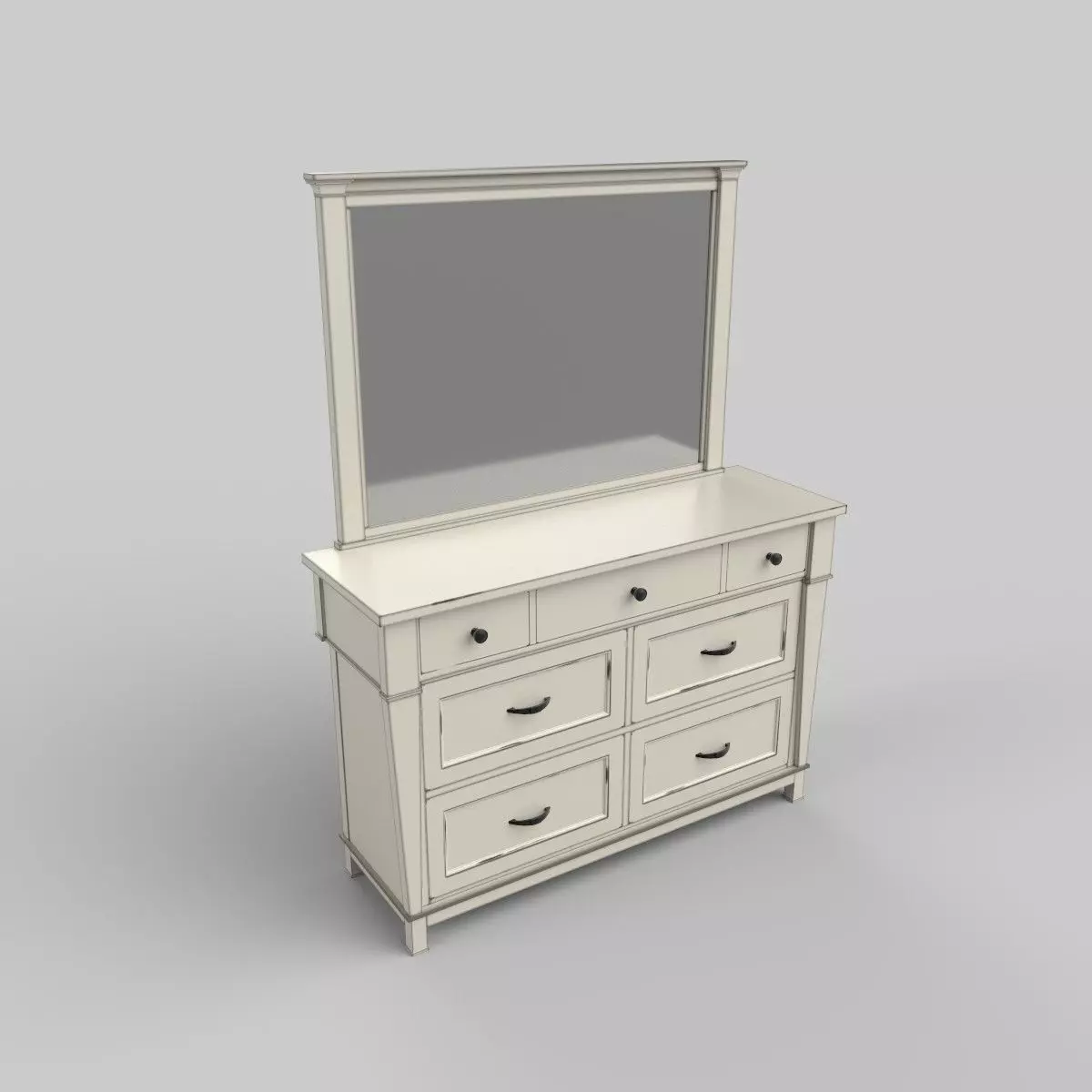 Dressing Table 3D model_0