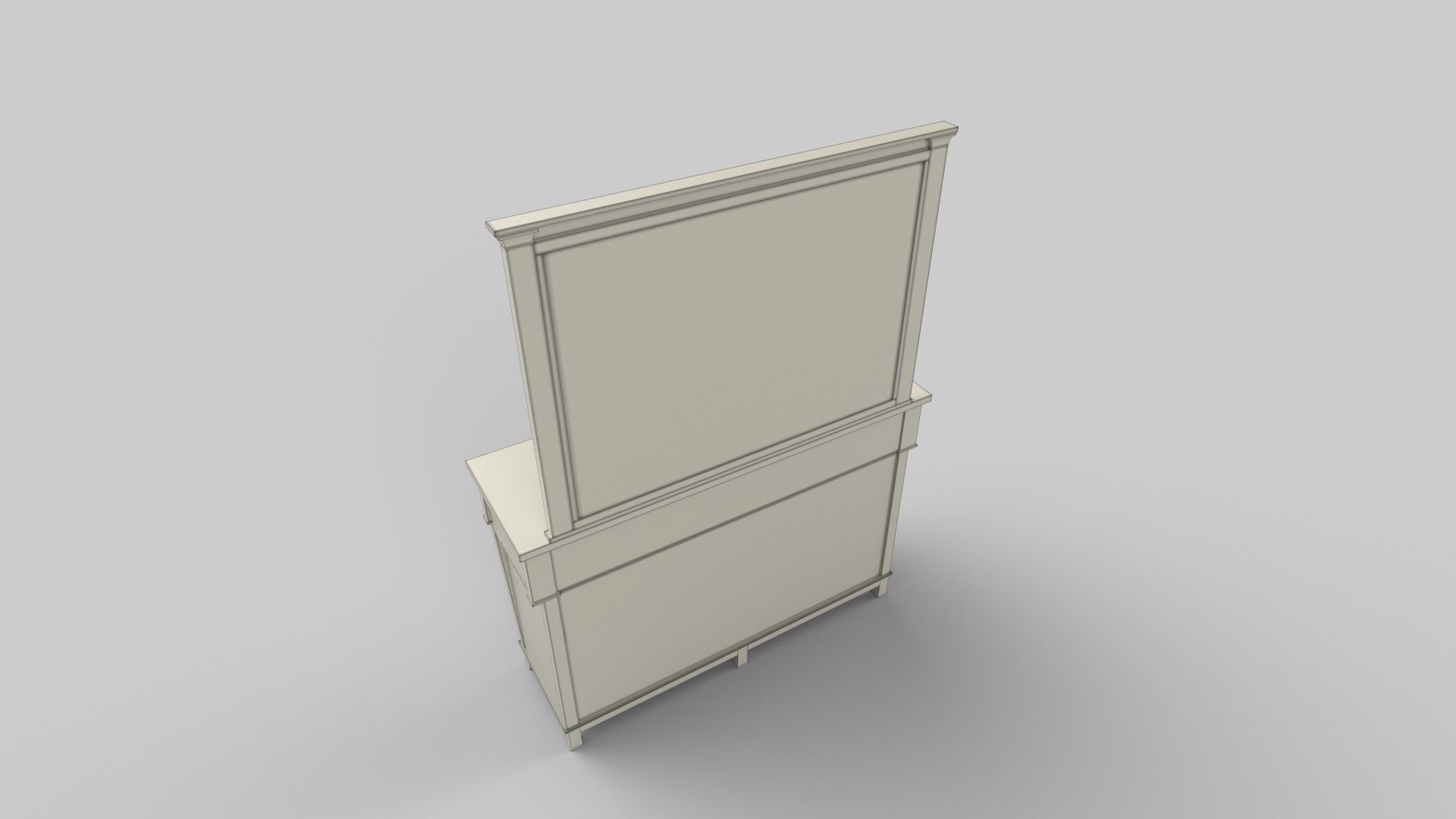 Dressing Table 3D model_4