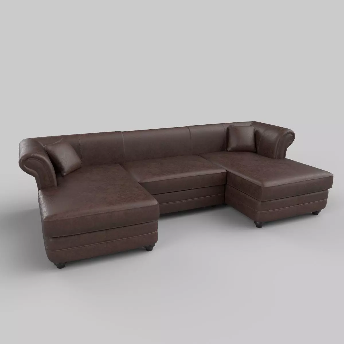 Sofa set 3D model_0