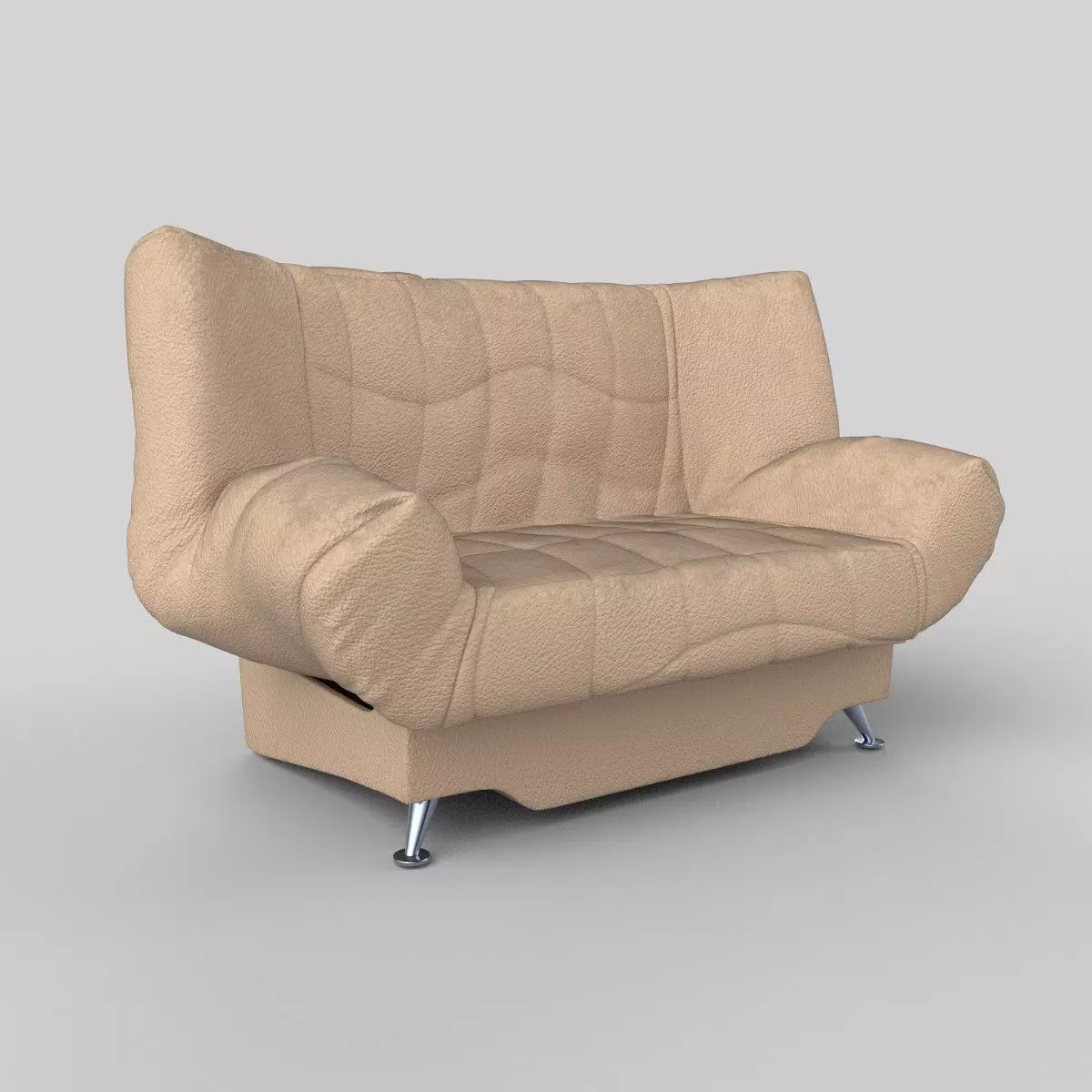 Single sofa 3D model_0
