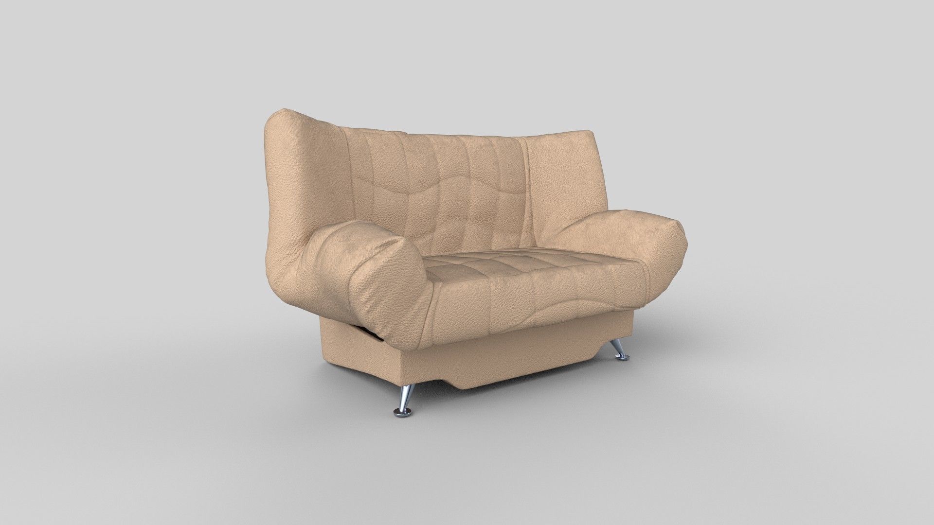 Single sofa 3D model_1