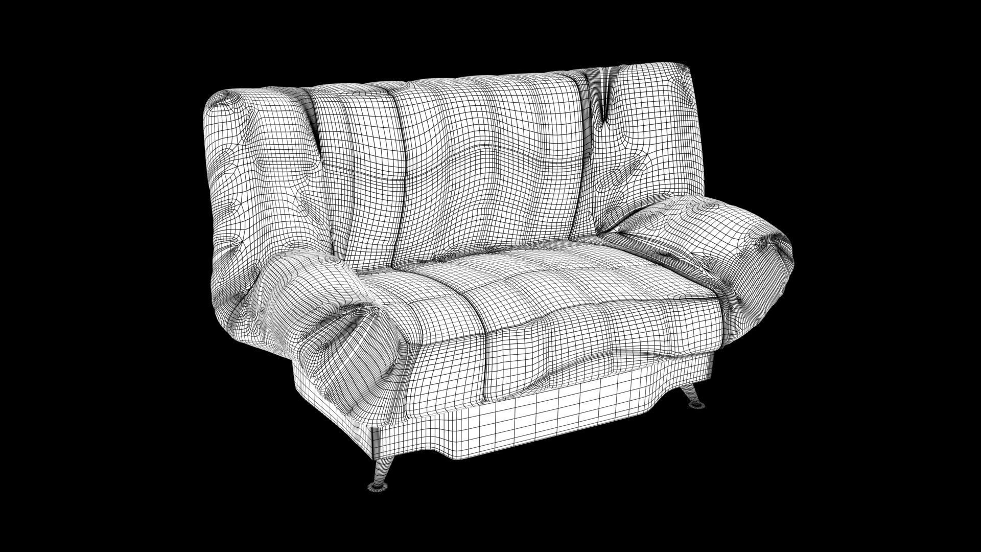 Single sofa 3D model_9