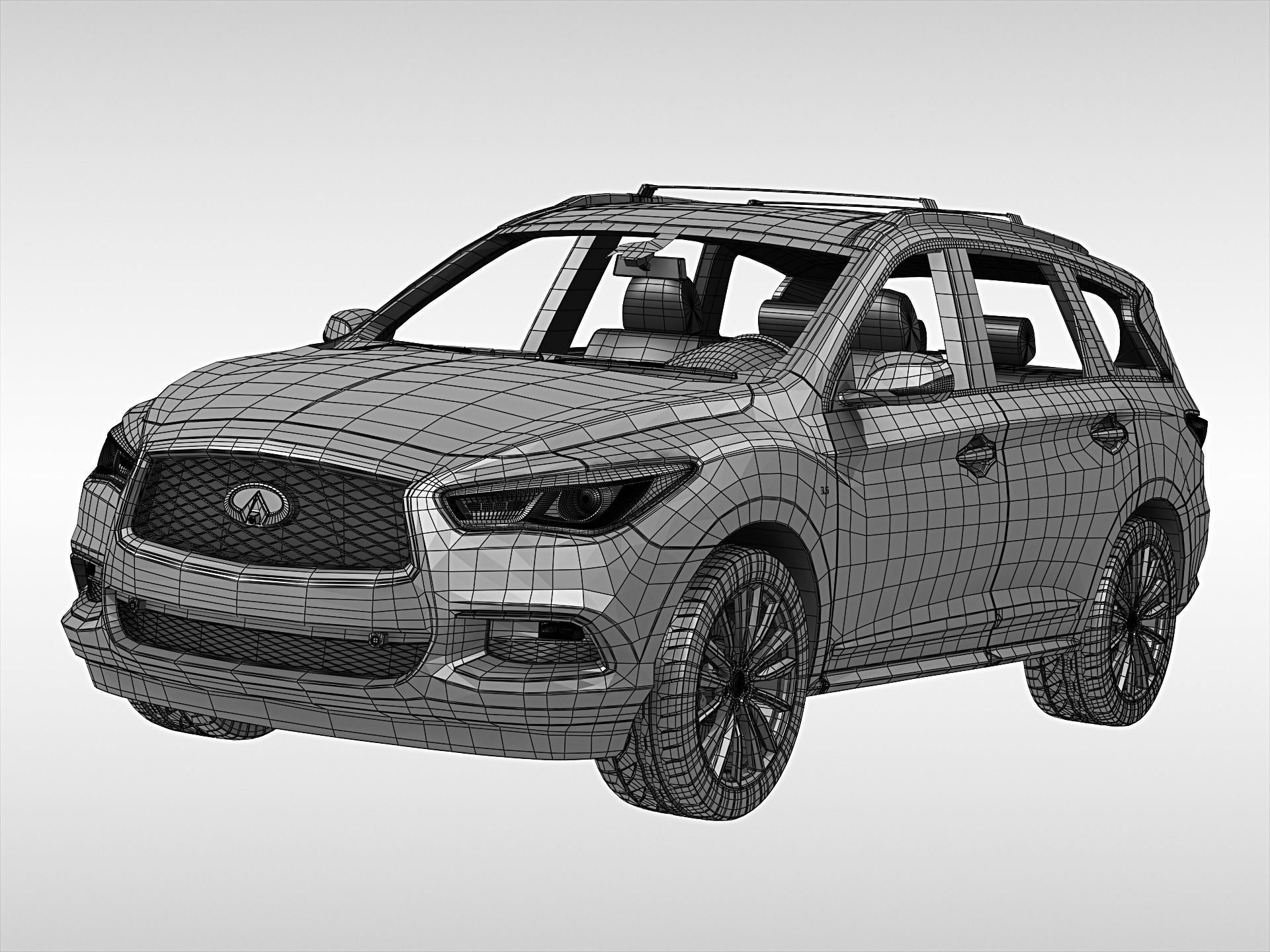 Infiniti QX60 2016 3D model_9