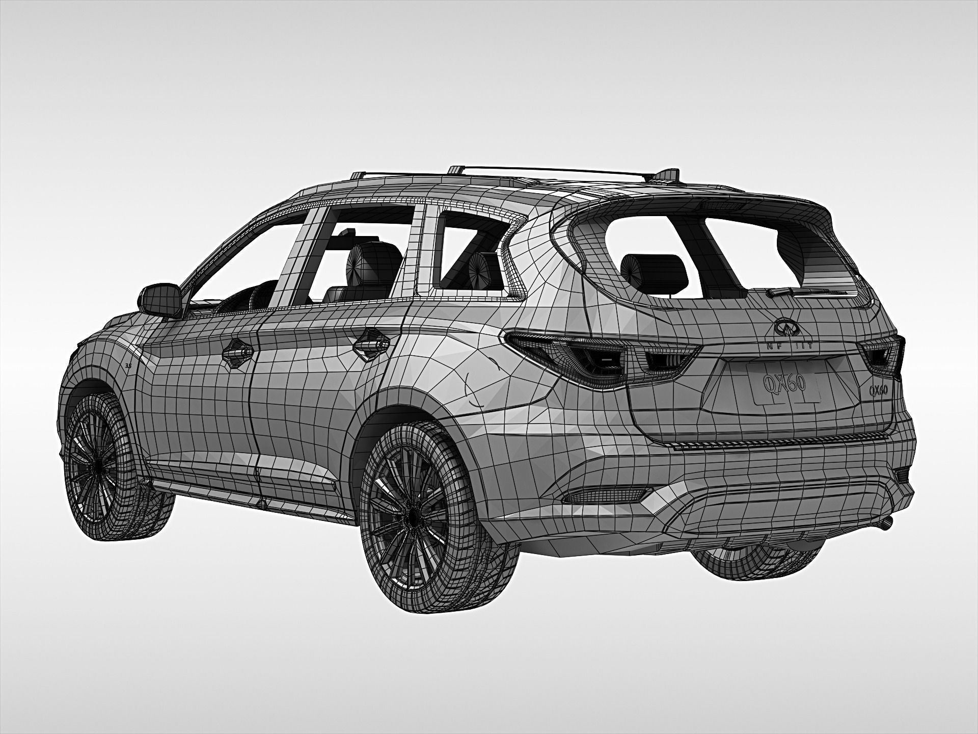 Infiniti QX60 2016 3D model_8
