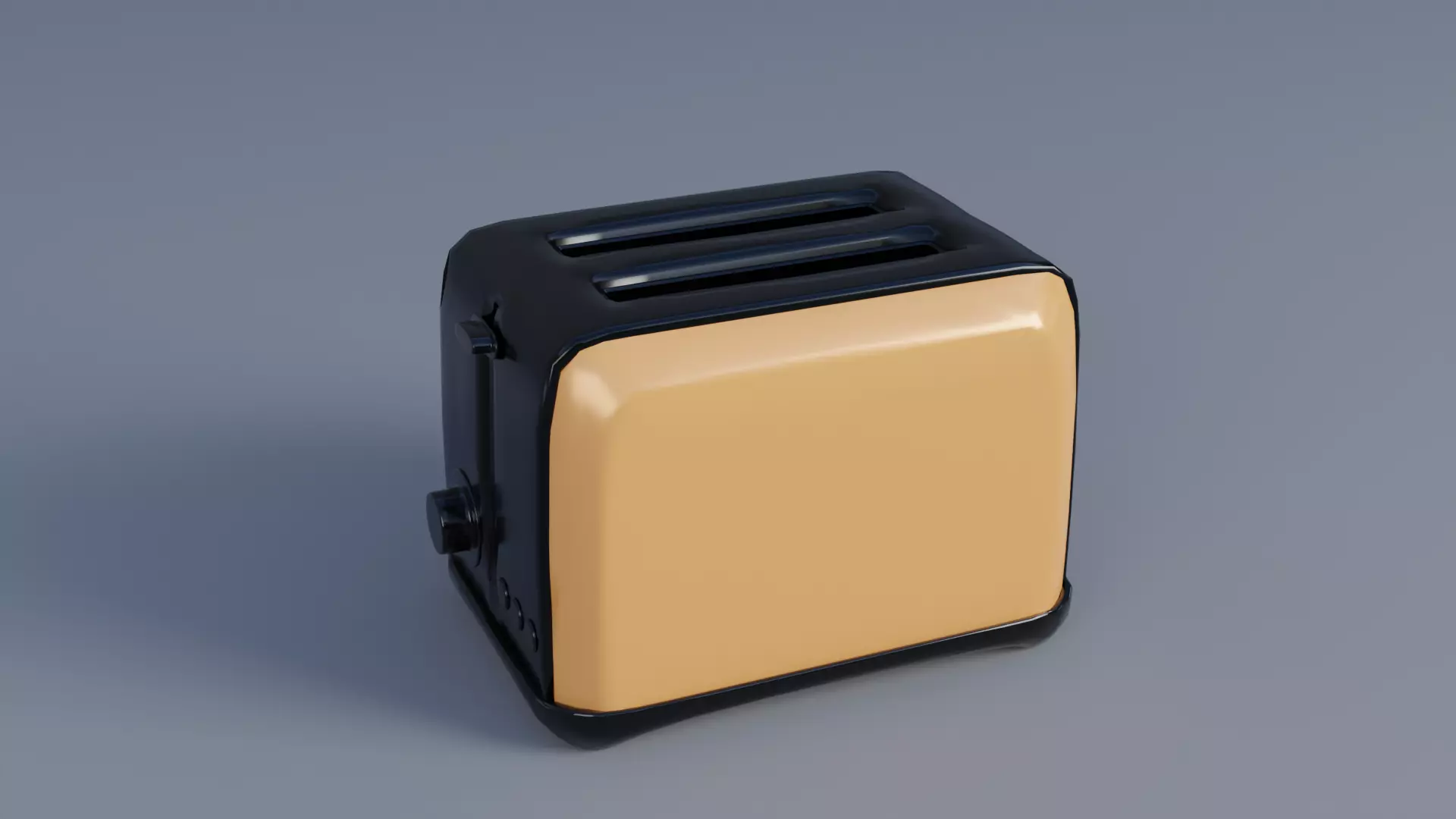 Toaster Low-poly 3D model_0