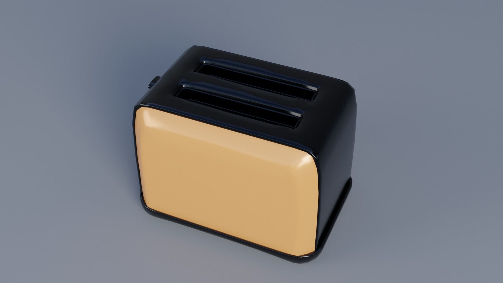 Toaster Low-poly 3D model_1