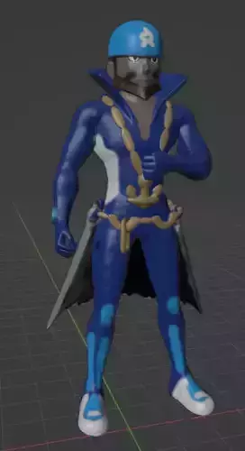 Archie team aqua 3D print model