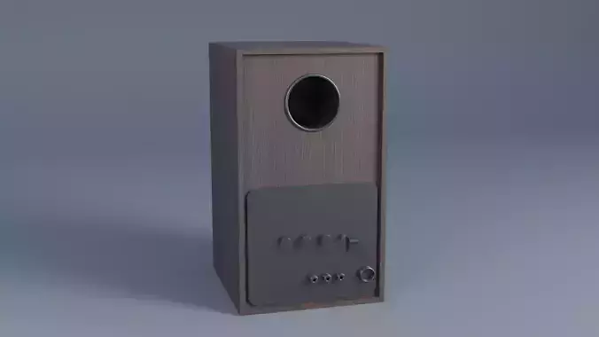 Speaker Low-poly 3D model