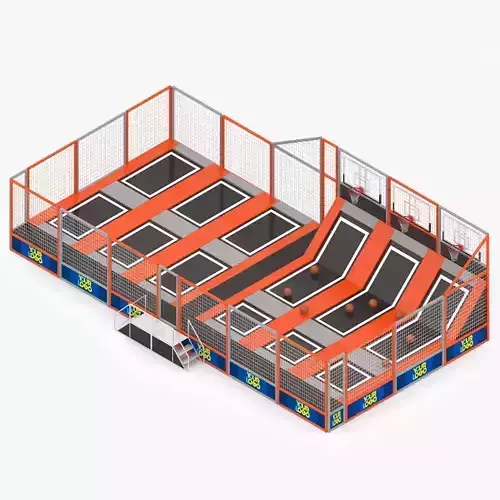 Trampoline Park 3D model