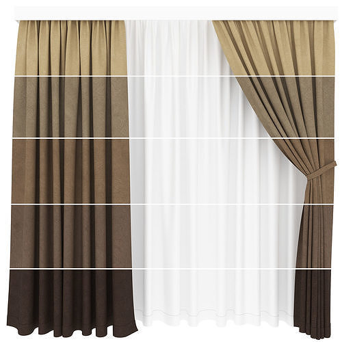 Curtain Adventage Set 1 3D model