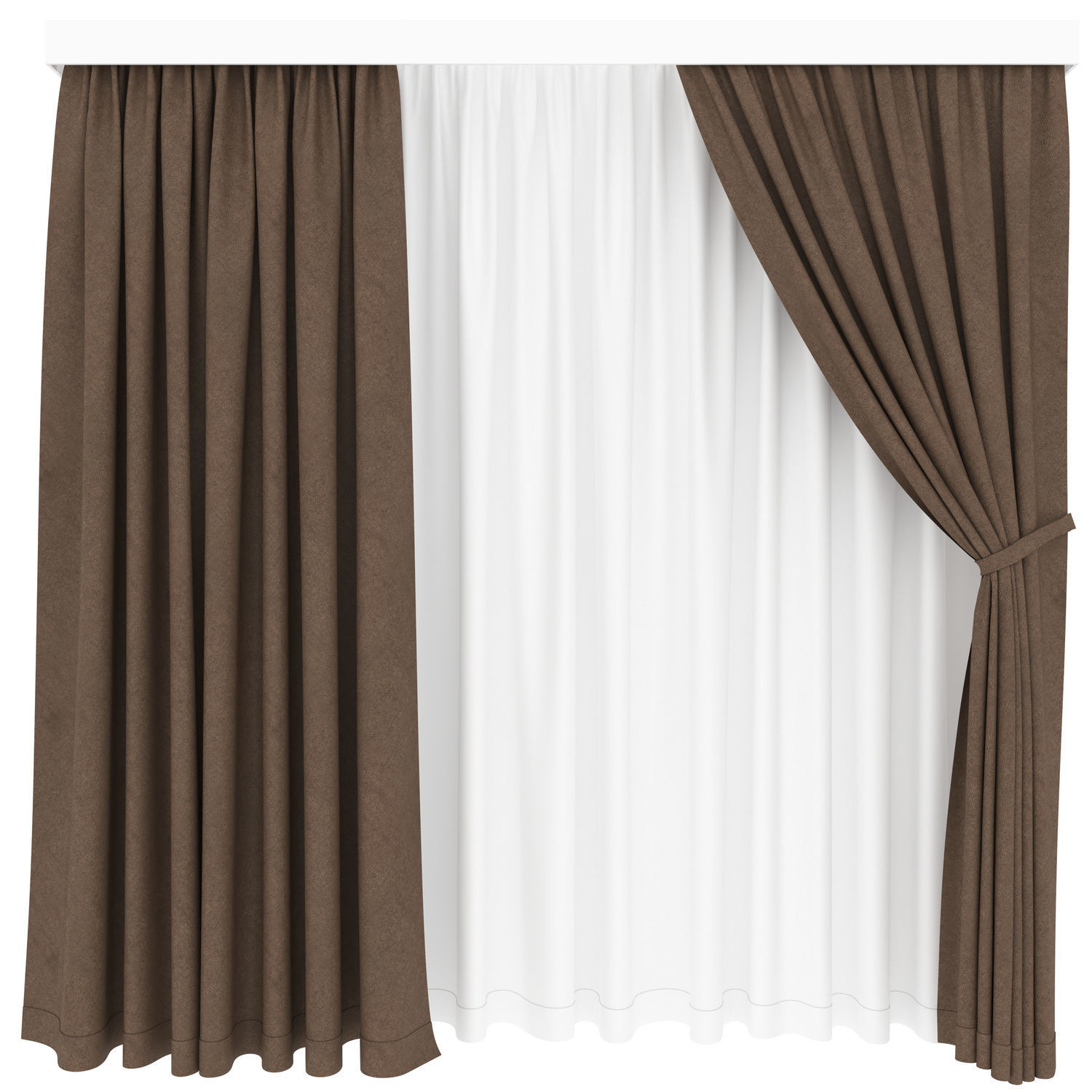 Curtain Adventage Set 1 3D model_5