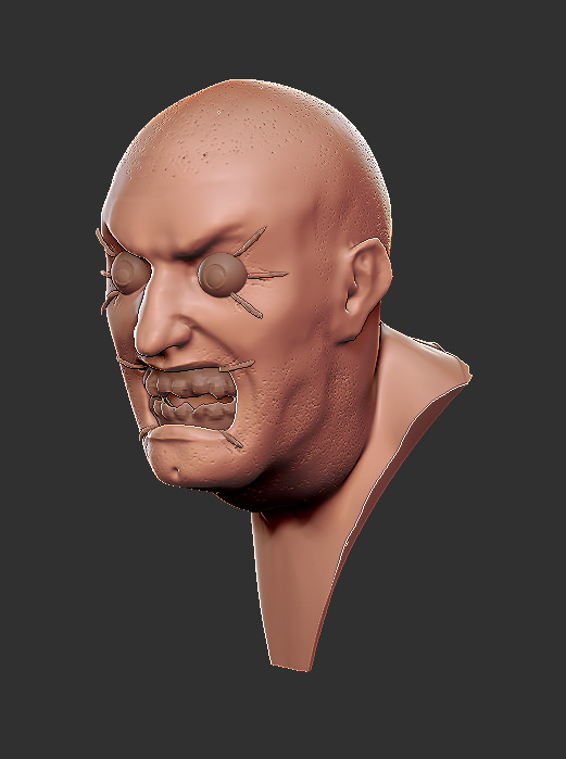 Lunatic Man 3D model_1