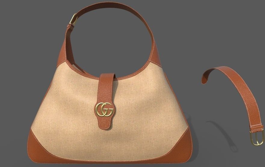 Bag Gucci 3D model_4