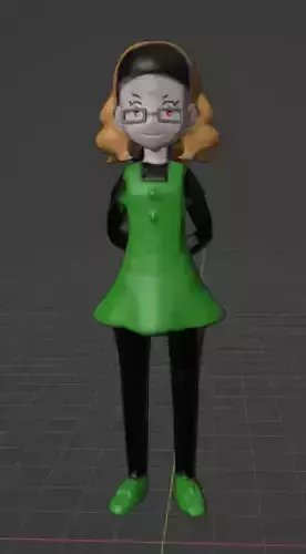 Lanette pokemon trainer  3D print model