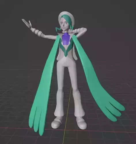 Wallace gym leader 3D print model