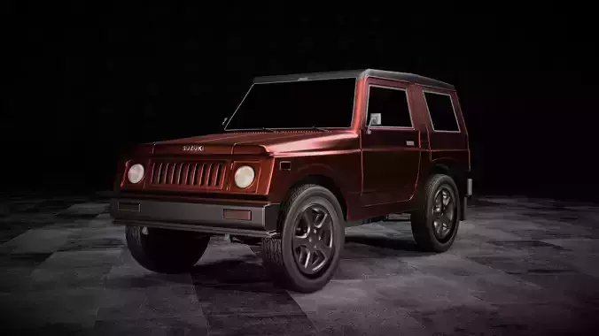 suzuki jeep Free 3D model