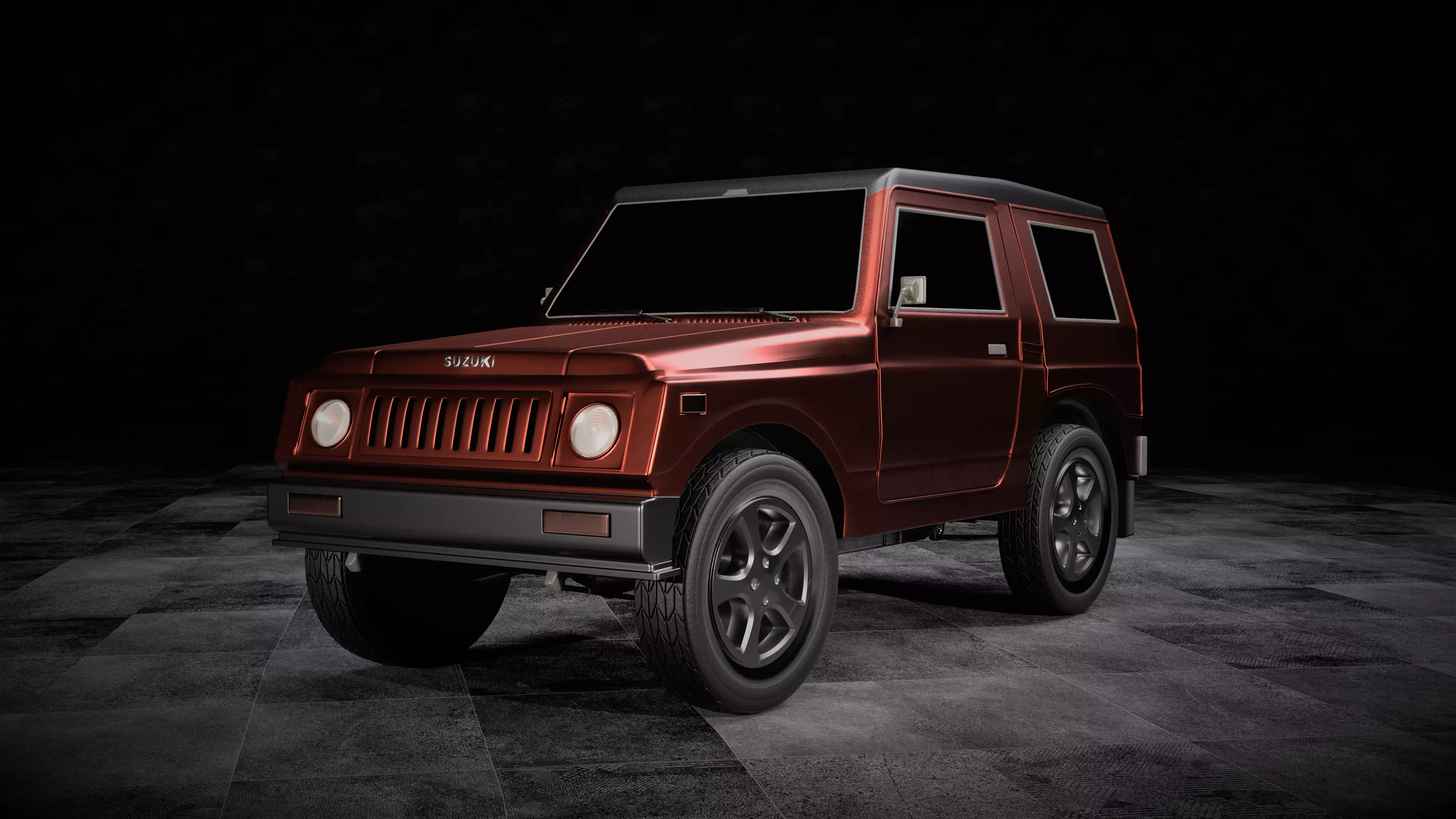 suzuki jeep Free 3D model