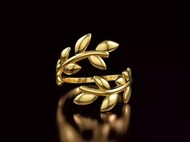 Olive Leaf Ring