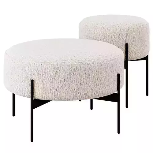 Dot boucle ottomans by Kardiel