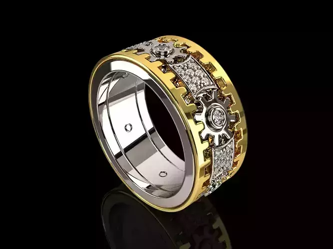 Steampunk Mechanical Ring