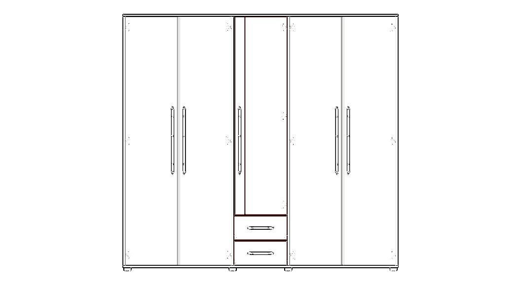 Clear Modular Wardrobe 2 m 3D model_6