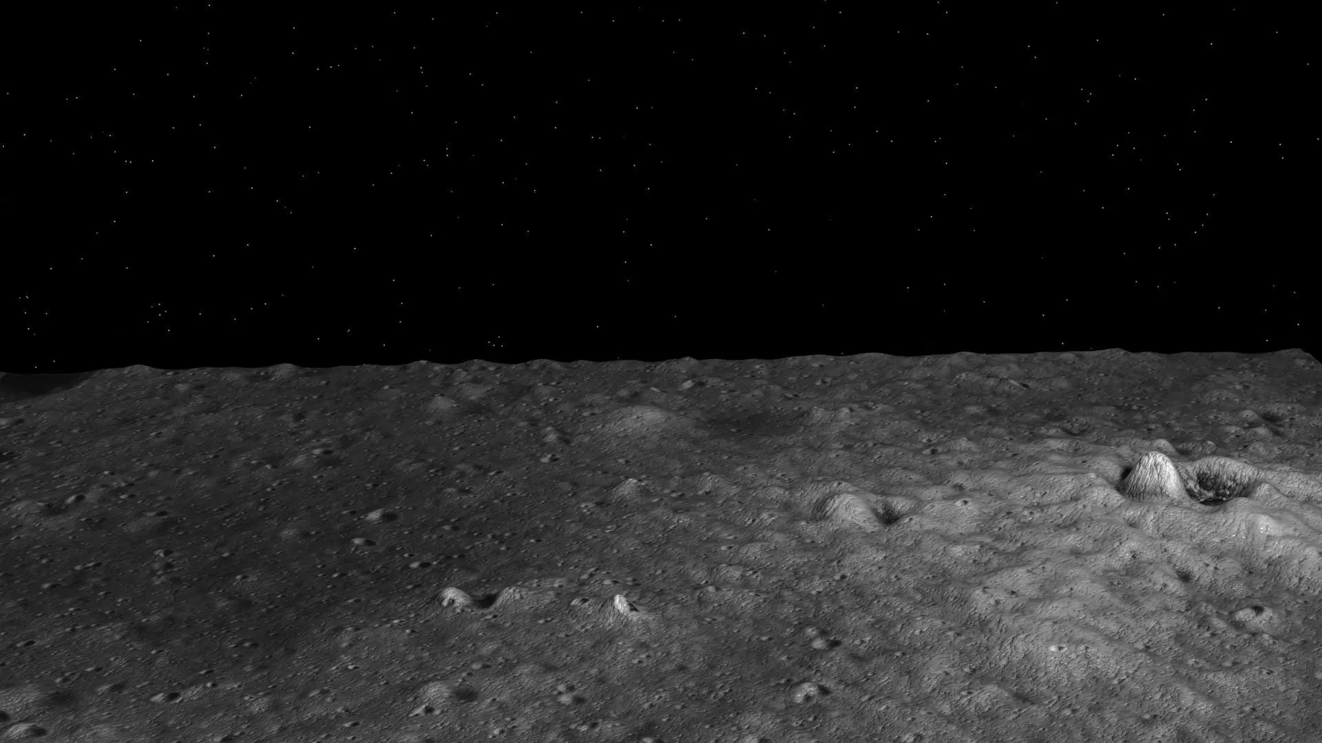 Moon Surface 3D model