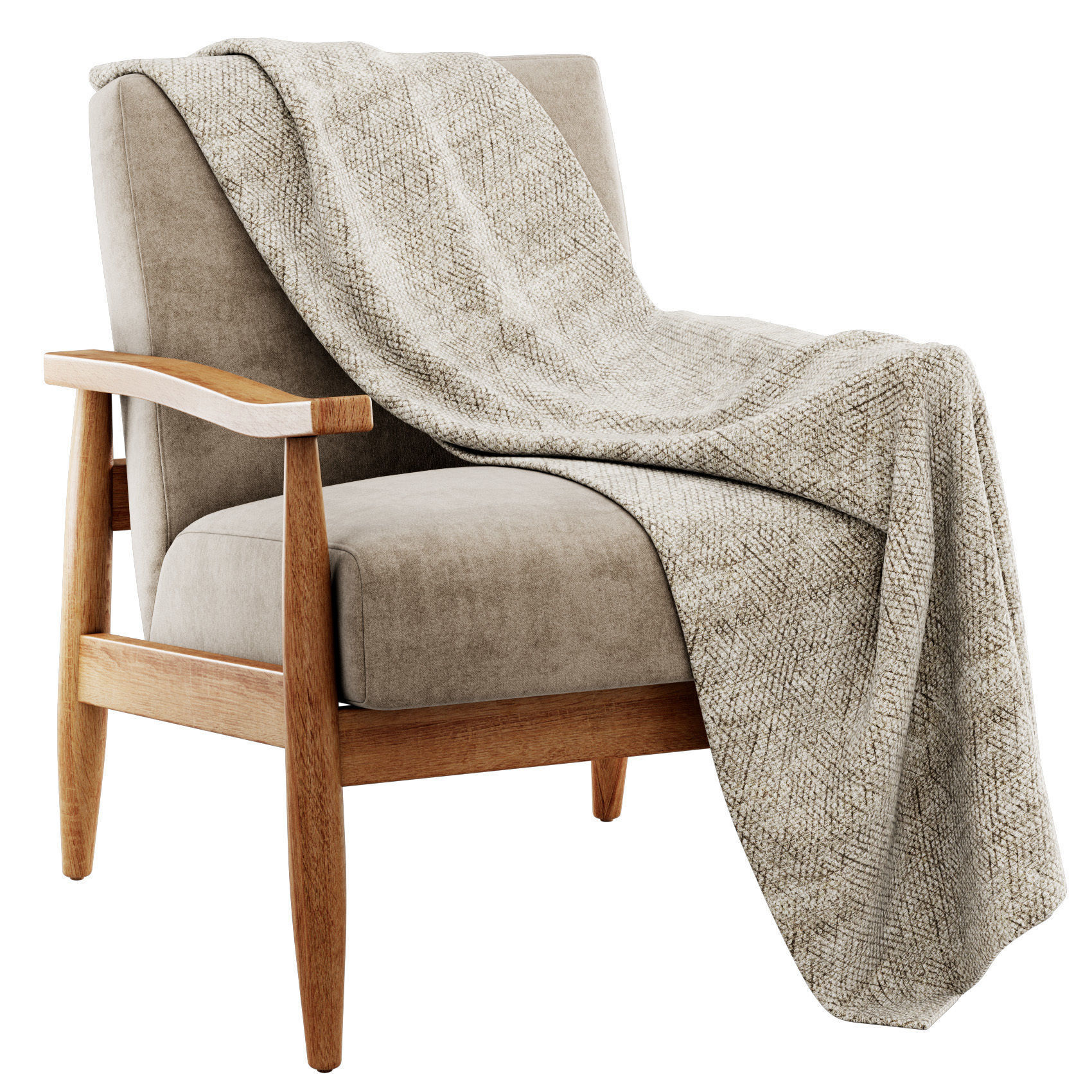 Asher Accent Chair by Comfort Pointe 3D model_3