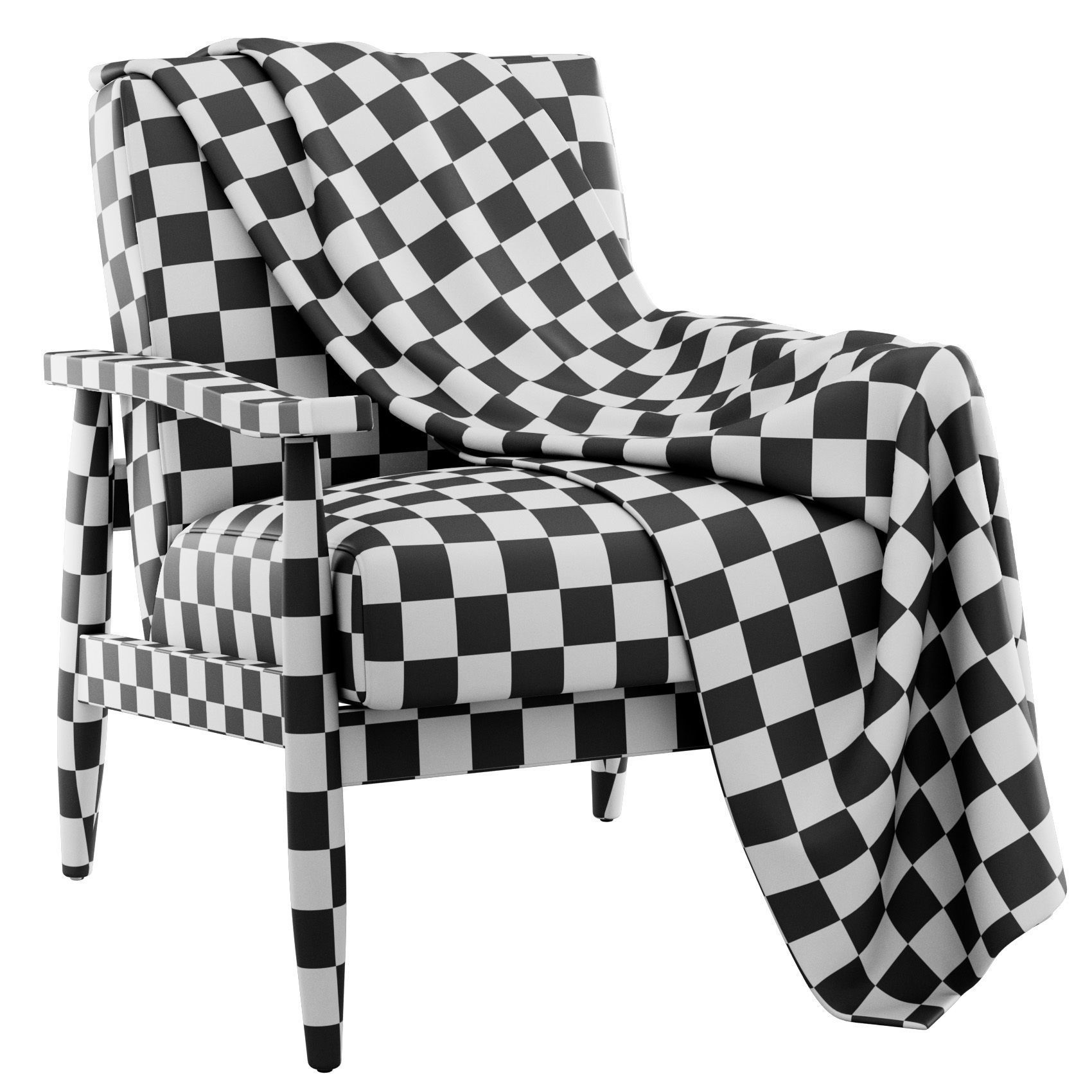 Asher Accent Chair by Comfort Pointe 3D model_9