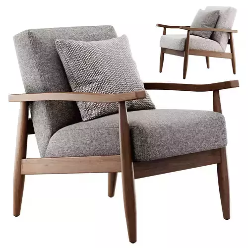 Asher Accent Chair by Comfort Pointe 3D model