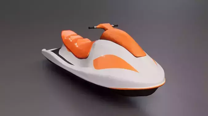 Ultra-realistic 3D Jet Ski - Perfect for Games and Animations 3D model