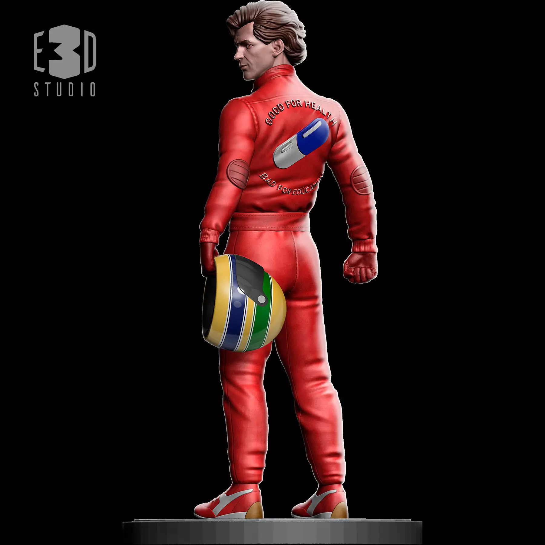 AYRTON SENNA - AKIRA 3D model 3D printable | CGTrader