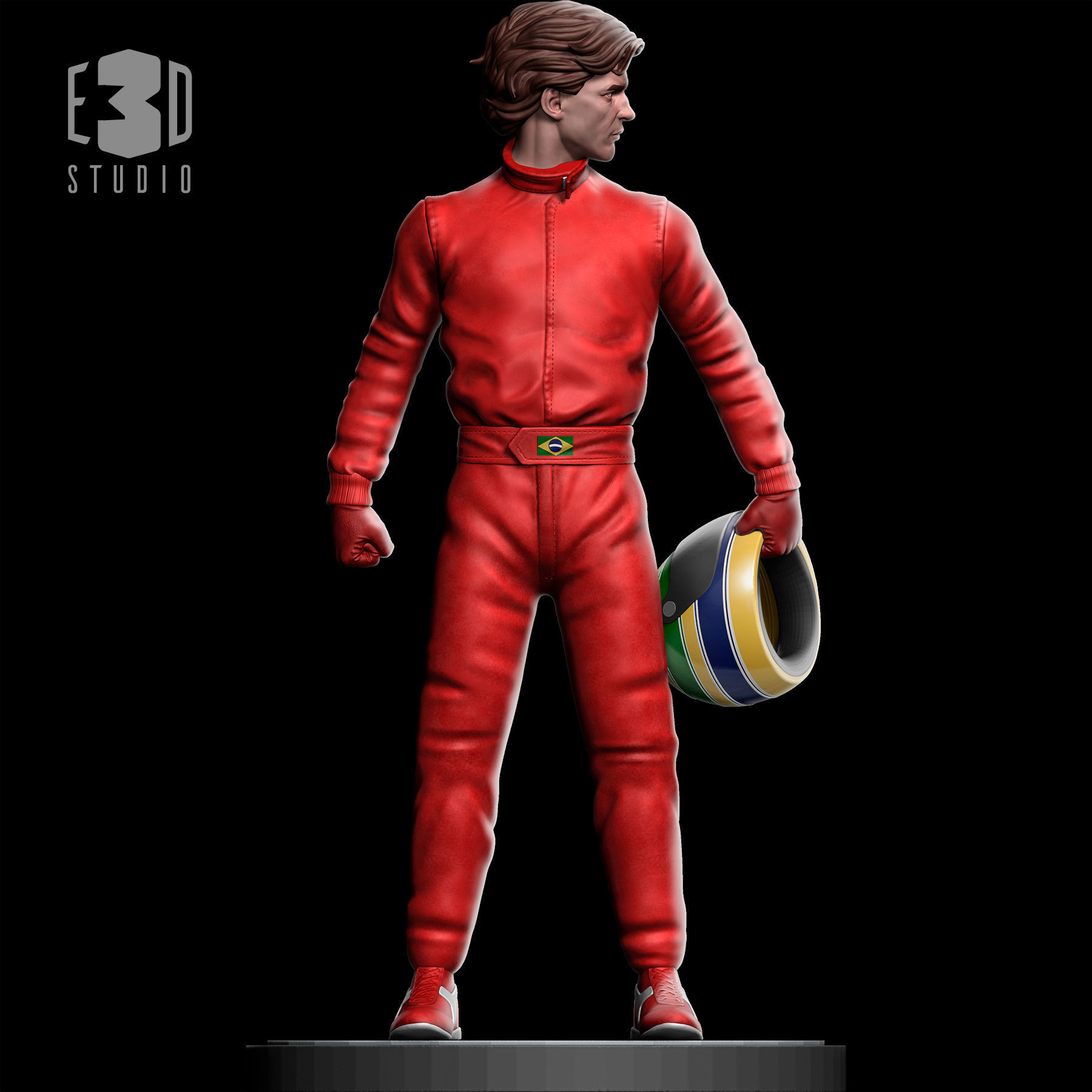 AYRTON SENNA - AKIRA 3D model 3D printable | CGTrader