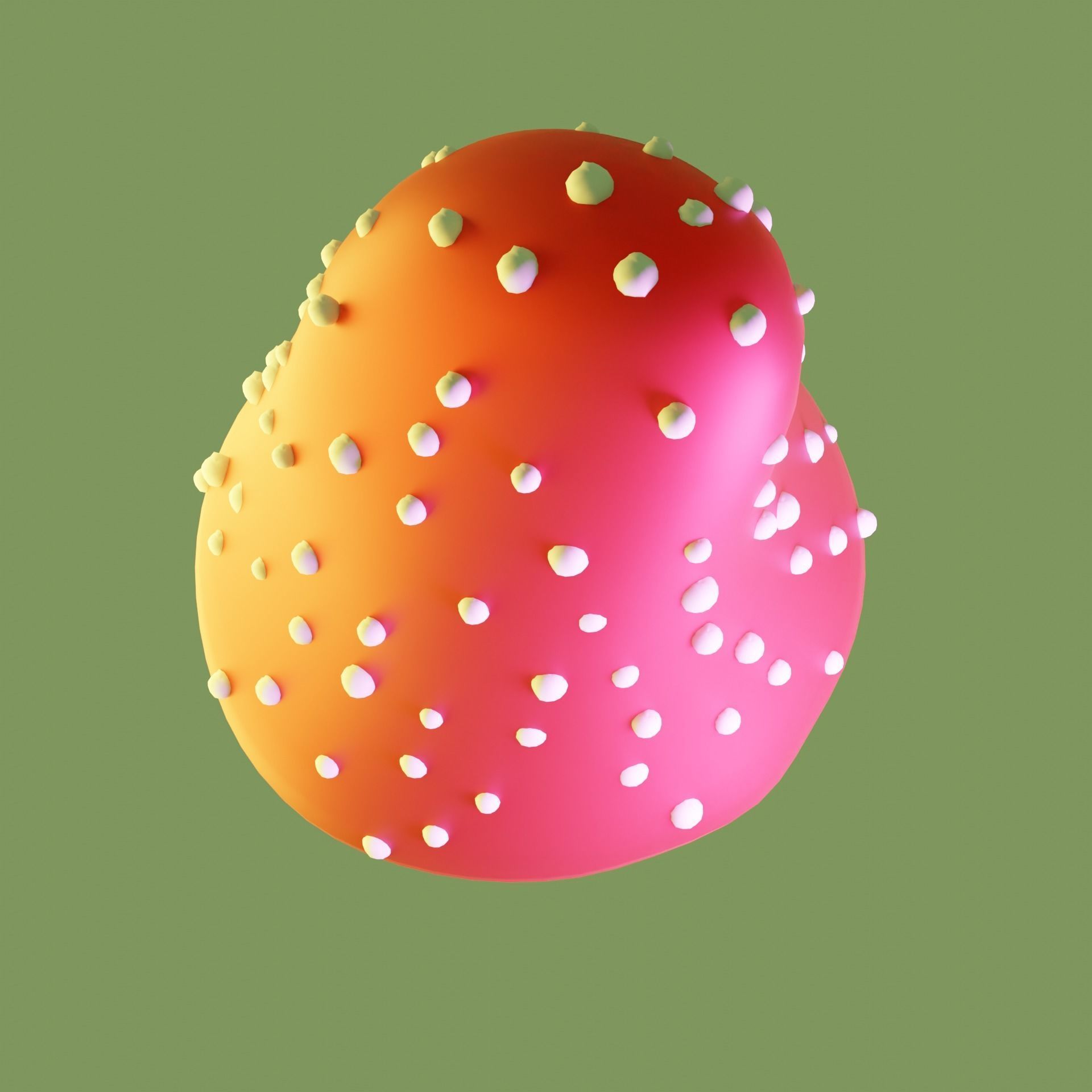 Magic mushrooms in the bottle 3D model_13