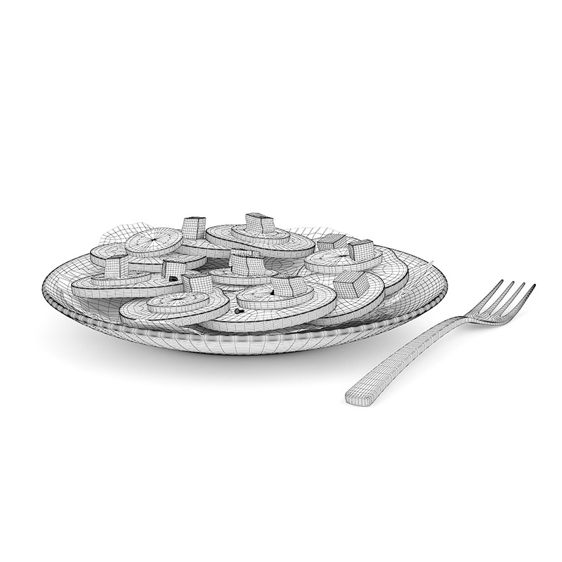 Tomato Salad 3D model_3