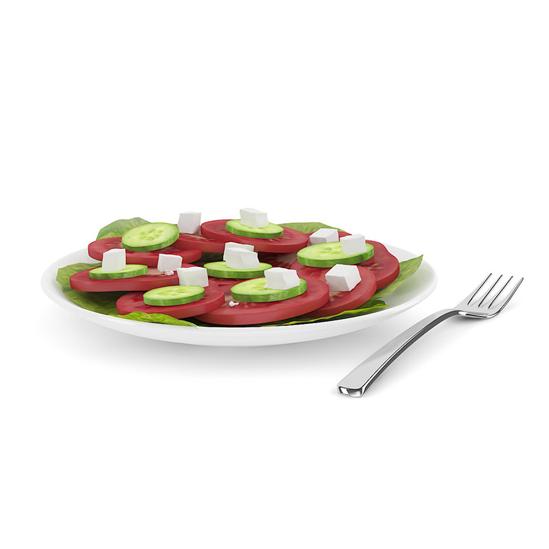 Tomato Salad 3D model_1