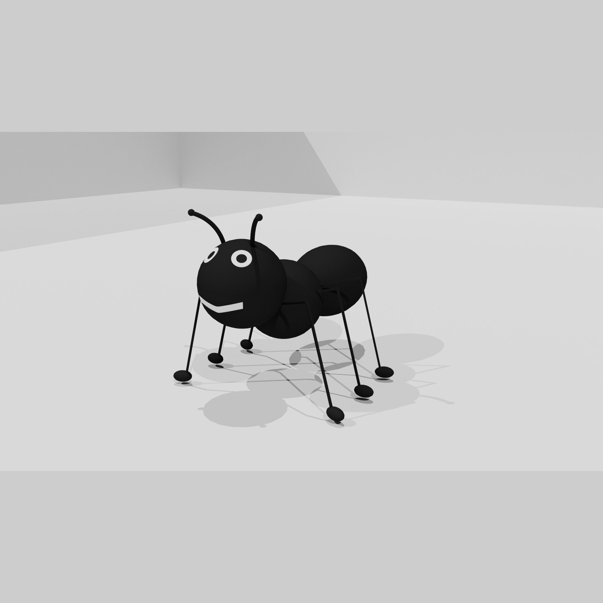 Ant 3D Model Low-poly 3D model_2