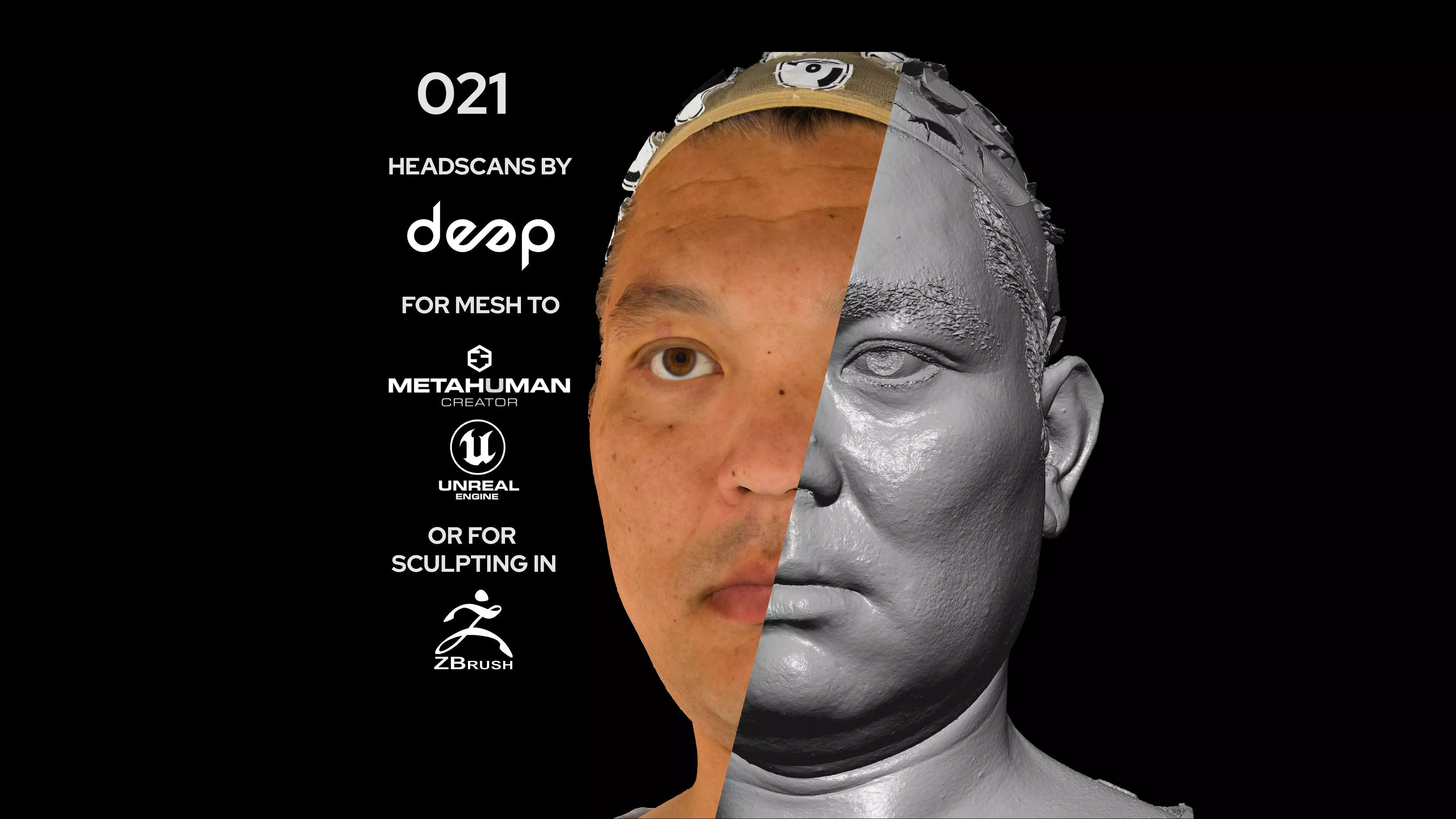 Asian Male 40s head scan 021 3D model_0