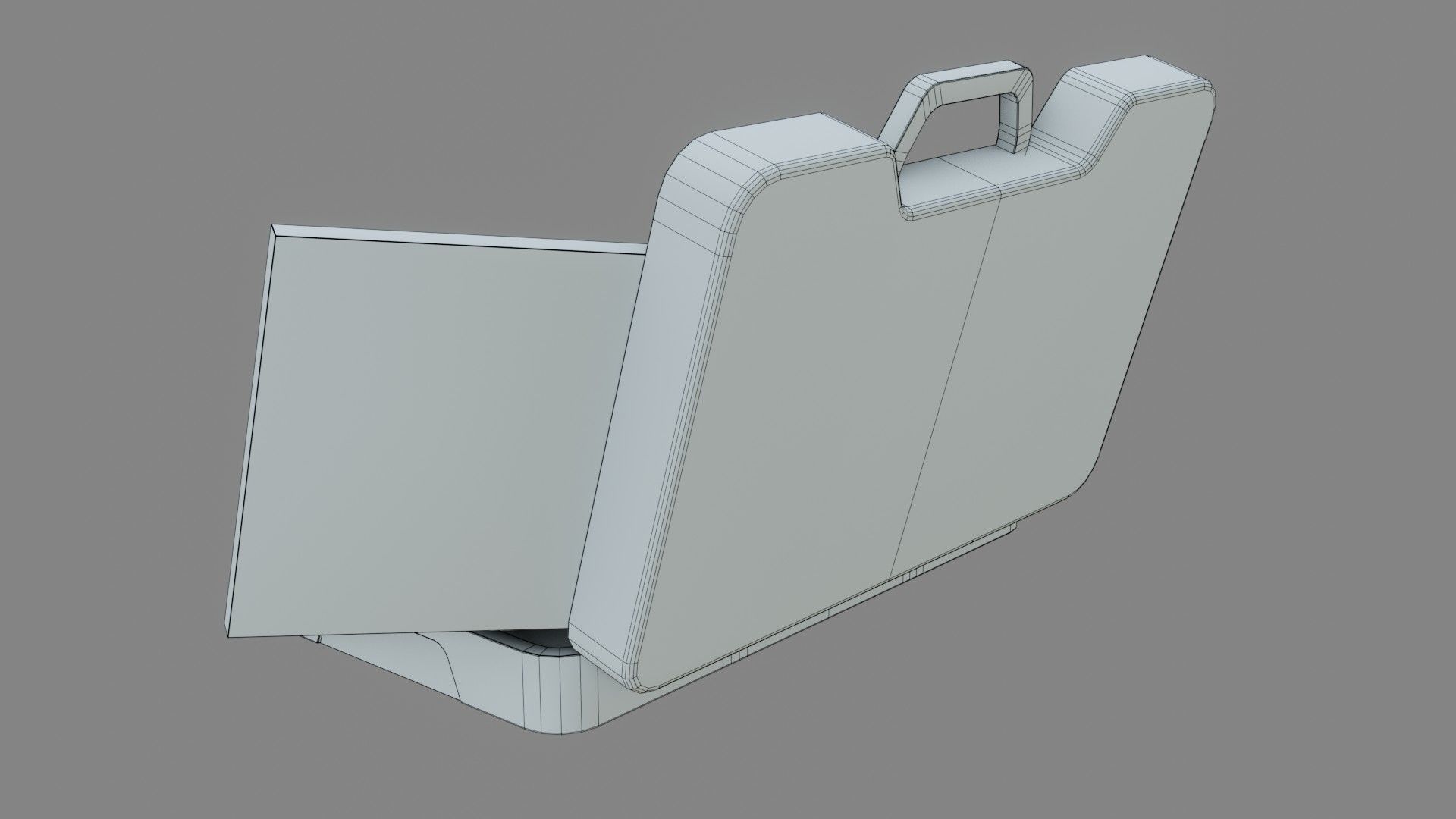Sci-Fi Laptop - Low Poly Game Ready PBR Low-poly 3D model_15