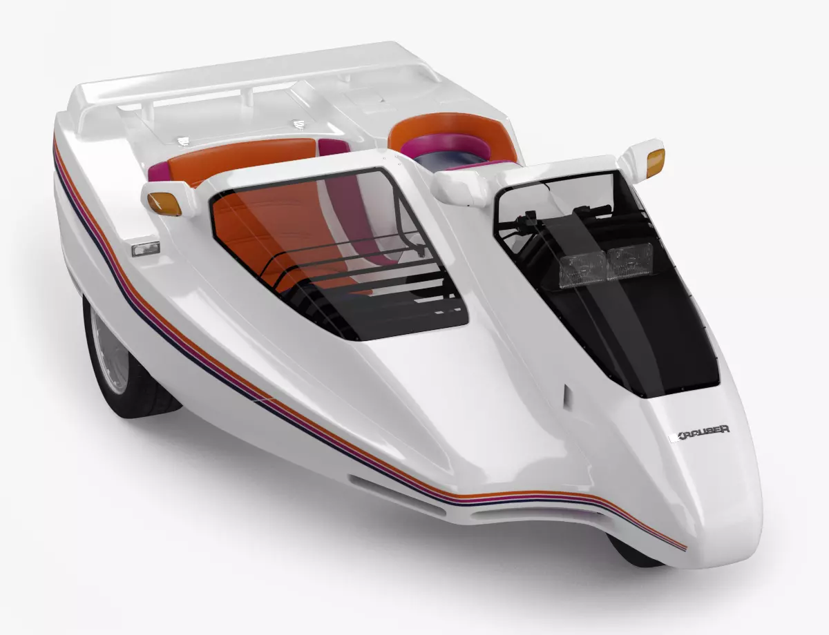 Krauser Domani sidecar 3D model_0