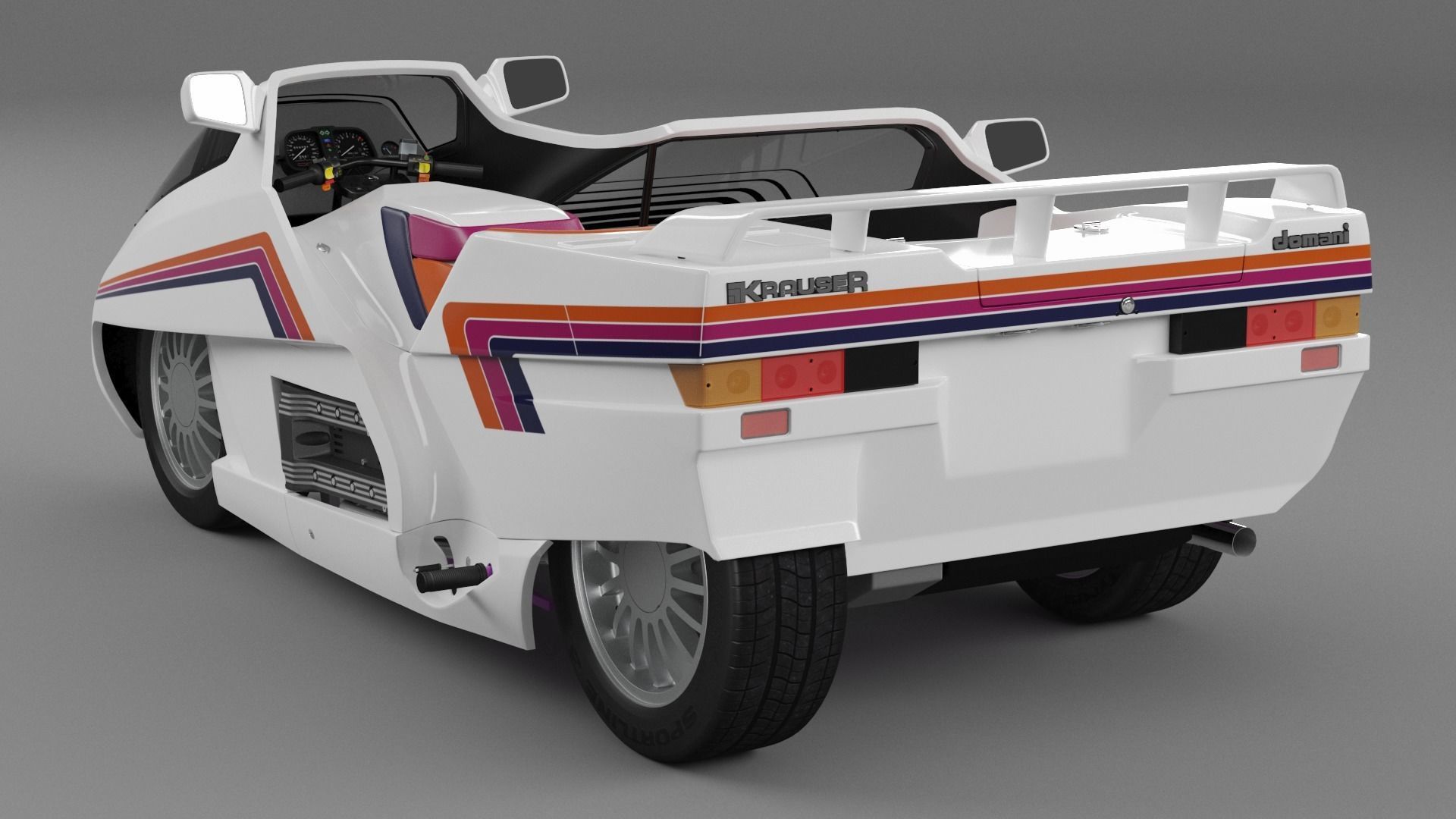 Krauser Domani sidecar 3D model_3