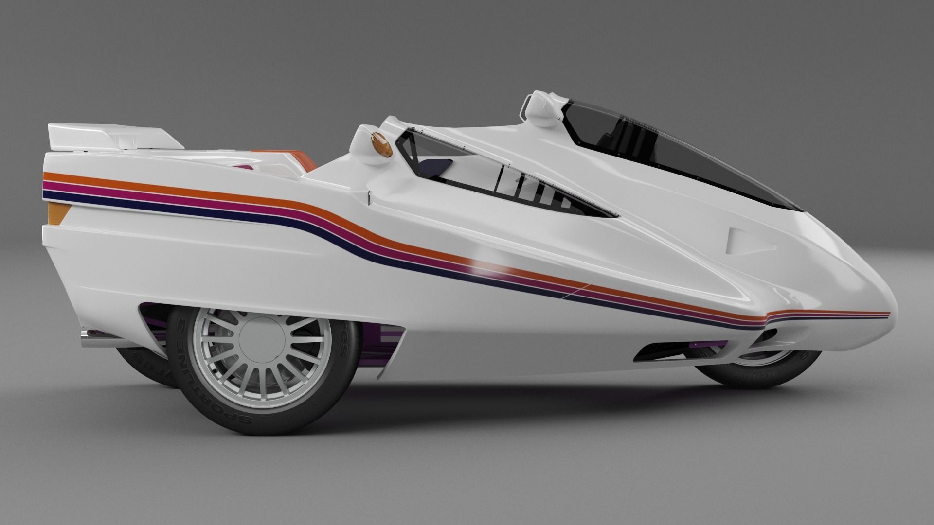 Krauser Domani sidecar 3D model_8