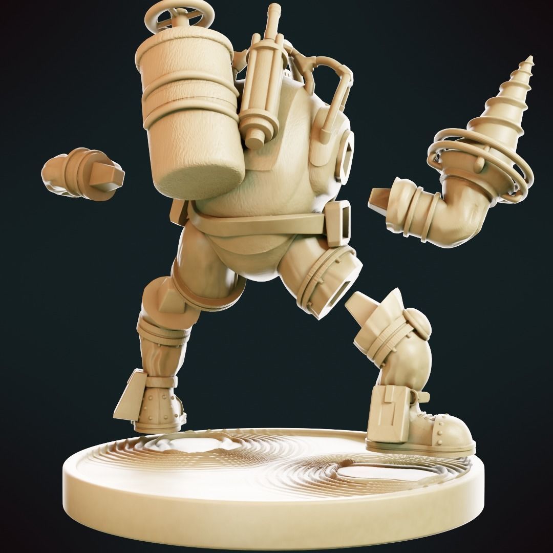 Bioshock - Big Daddy 3D model 3D printable | CGTrader