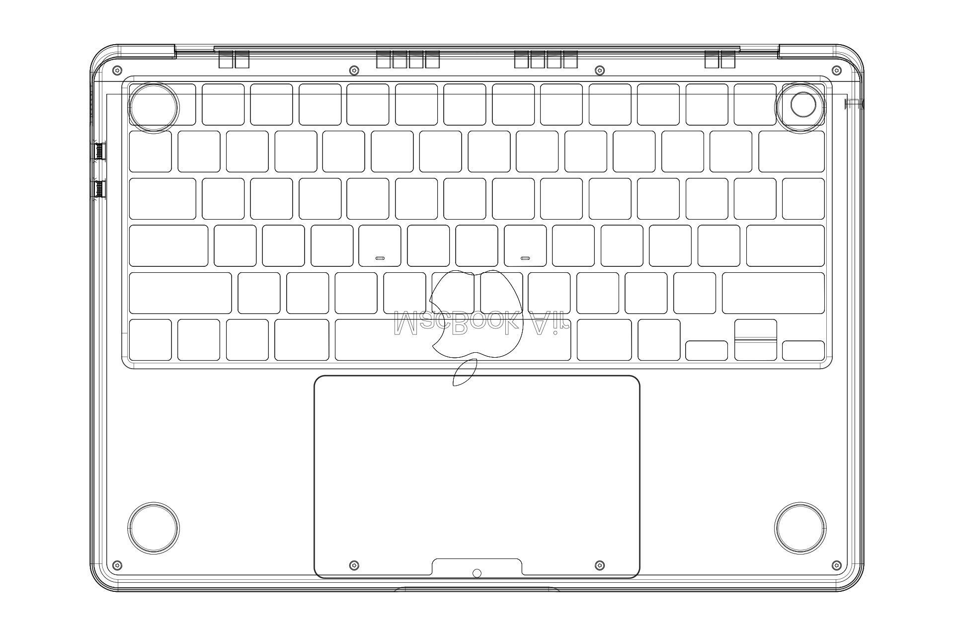 Apple MacBook Air M3 13 inch 2024 3D model_25