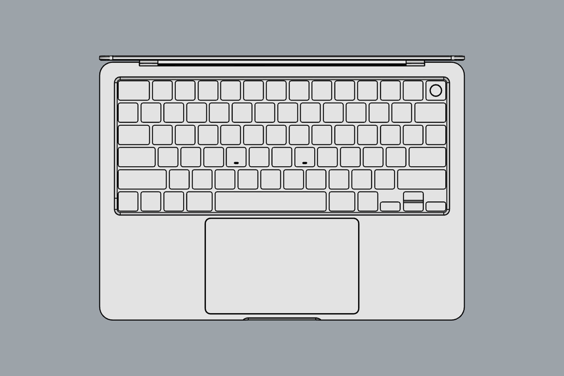 Apple MacBook Air M3 13 inch 2024 3D model_21