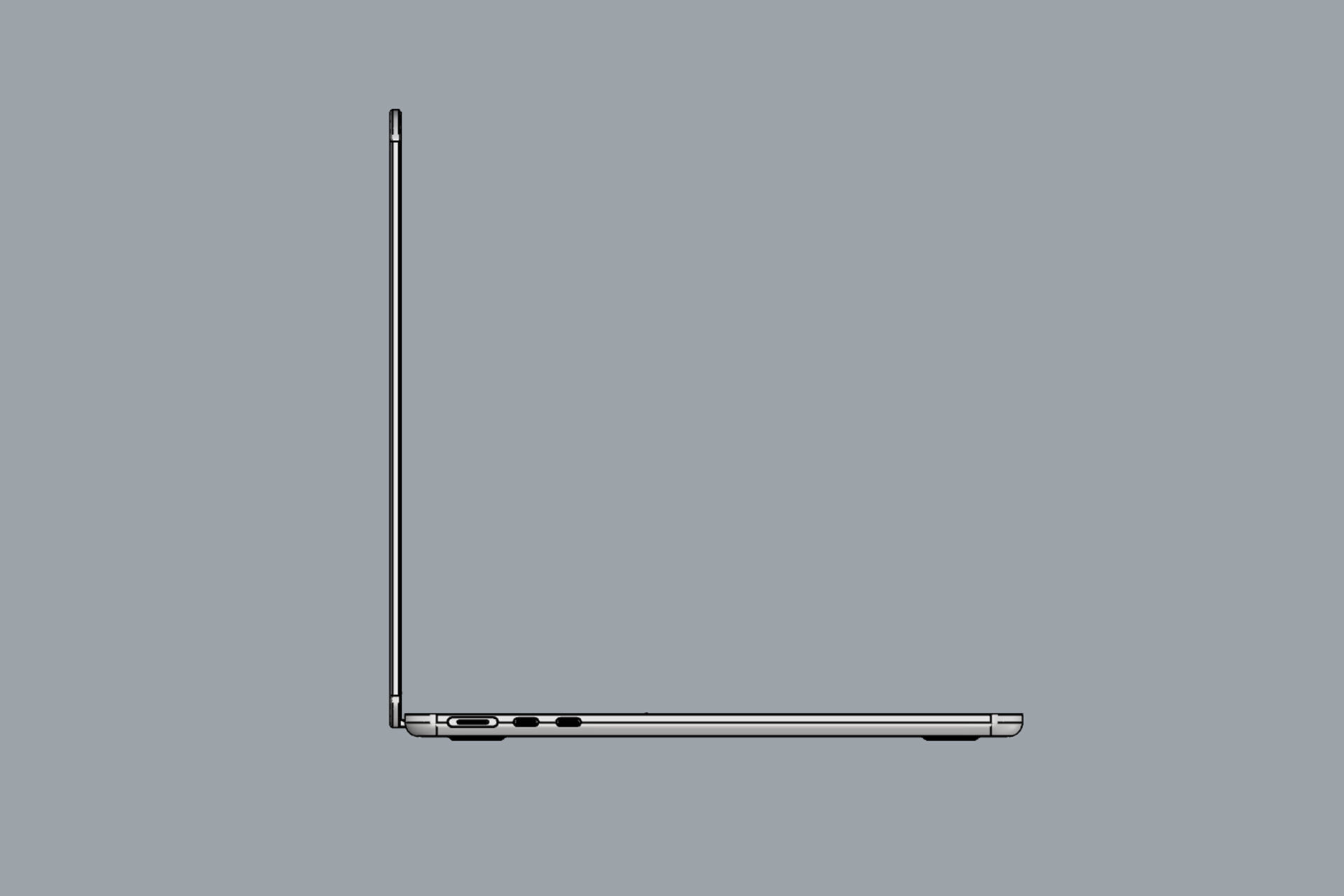 Apple MacBook Air M3 13 inch 2024 3D model_22